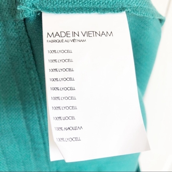 Club Monaco Teal High Waist Wide Leg Shorts 0 - Picture 13 of 13